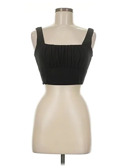 Pre-owned Windsor Tube Top Black Strapless Neckline Tops