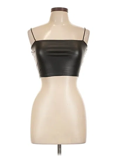 Pre-owned Windsor Tube Top Black Strapless Neckline Tops