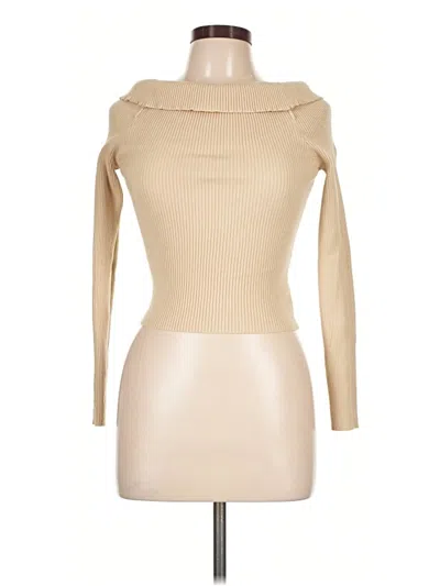 Pre-owned Windsor Turtleneck Sweater In Tan