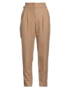 Windsor . Woman Pants Camel Size 8 Virgin Wool, Elastane In Beige