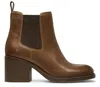 Windsorsmith Tan Classic Leather Chelsea Ankle Boots - Varsity In Multi