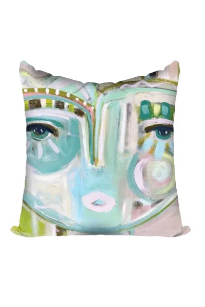 Windy O'connor Penny For Your Thoughts Chica Pillow In Multi