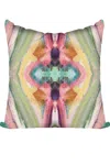 Windy O'connor Velvet Candy Mountain Pillow In Multi