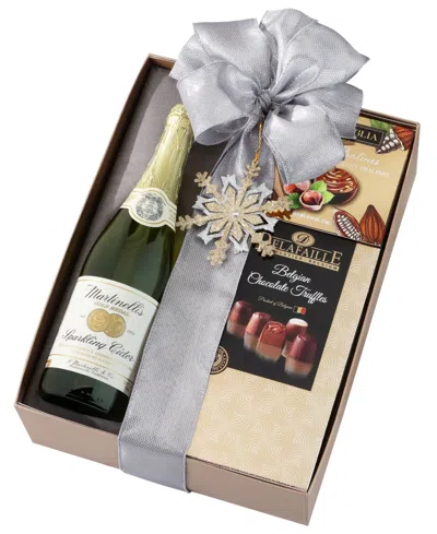 Wine Country Gift Baskets Holiday Chocolate And Martinelli's Cider Gift Box, 3 Piece In Multi