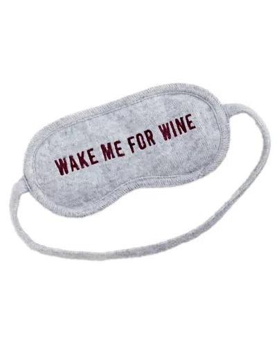 Wine Enthusiast “wake Me For Wine” Sleep Eye Mask In Multi