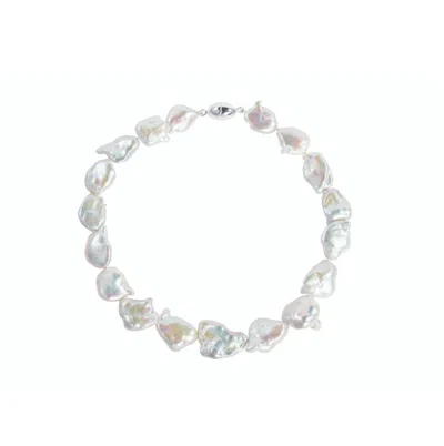 Wing Wo Hing Jewelry Group Ltd Keshi Choker Necklace Pearlescent In Kch/pearl-2