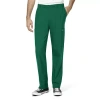 Wink W123 Flat Front Cargo Pocket Mens Big And Tall Moisture Wicking Wrinkle Resistant Quick Dry Scrub Pa In Green