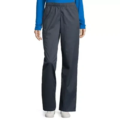Wink Wonderwork 501 Pull-on Cargo Womens Tag Free Scrub Pant In Blue