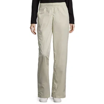 Wink Wonderwork 501 Pull-on Cargo Womens Tag Free Scrub Pant In Gray
