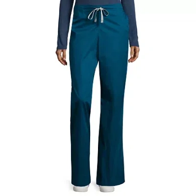Wink Wonderwork 502 Womens Tag Free Scrub Pant In Blue