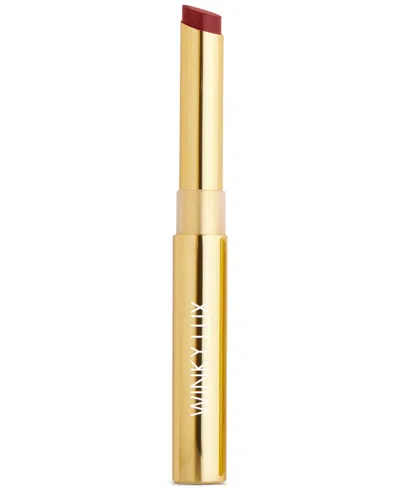 Winky Lux Skinny Plump Demi-matte Lipstick, 0.03 Oz. In First Crush