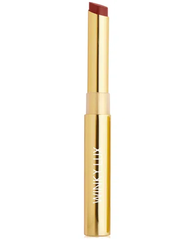 Winky Lux Skinny Plump Demi-matte Lipstick, 0.03 Oz. In Rom Com