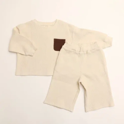 Winnie + Crew Kids'  Aiden Set In Turtledove