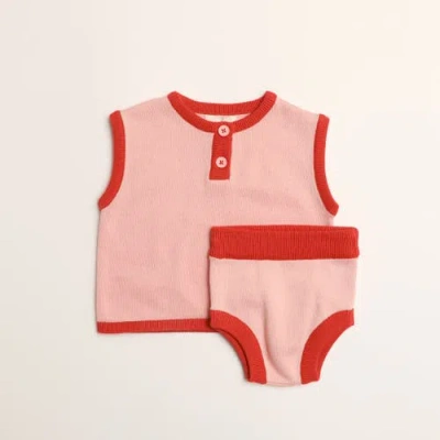 Winnie + Crew Kids'  Blaine Set In Pink