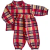 Winnie + Crew Kids'  Brooks Quarter-zip Set In Multi