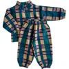 Winnie + Crew Brooks Quarter-zip Set In Multi