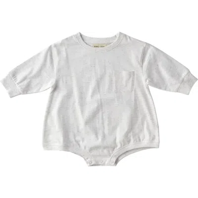 Winnie + Crew Kids'  Harley Pocket Romper In White