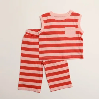 Winnie + Crew Kids'  Jensen Set In Red