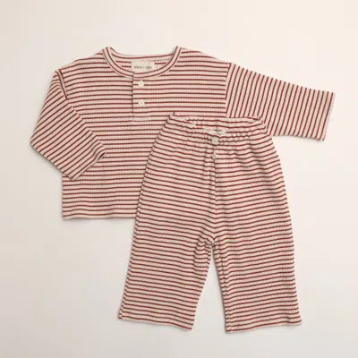 Winnie + Crew Kids'  Micky Set In Brown