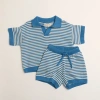 Winnie + Crew Kids'  Paxton Set In Blue