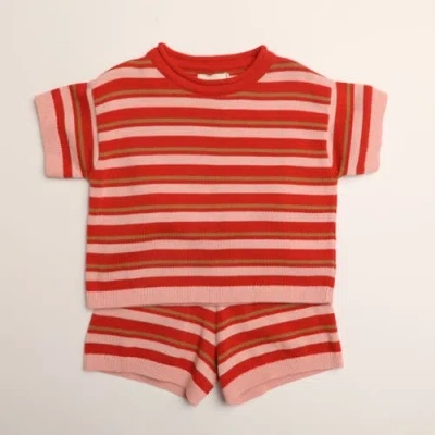 Winnie + Crew Kids'  Quinlan Set In Red