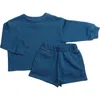 Winnie + Crew Kids'  Rowe Set In Blue