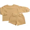 Winnie + Crew Kids'  Rowe Set In Brown