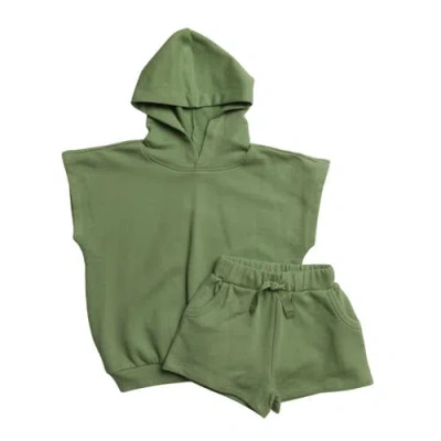 Winnie + Crew Kids'  Tanner Set In Green