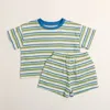 Winnie + Crew Kids'  Toby Set In Green