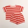 Winnie + Crew Kids'  Toby Set In Red