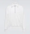 Winnie New York Cotton Polo Sweater In Neutrals