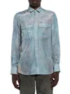 Winnie New York Men's Matthew Abstract Long-sleeve Shirt In Blue