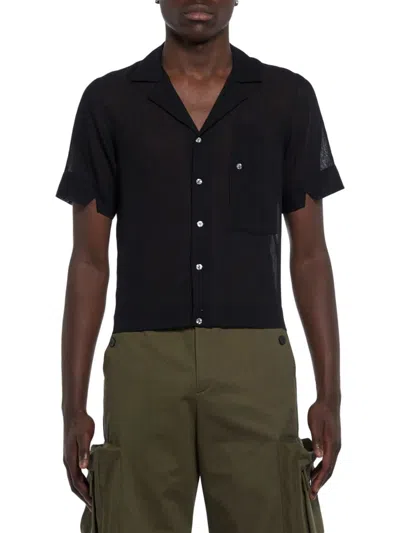 Winnie New York Men's Taye Button-front Camp Shirt In Black