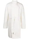 Winnie Ny Stand-up Collar Belted Cotton Coat
