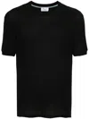 Winnie Ny Pointelle-knit Cotton T-shirt In Black