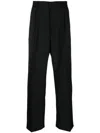 Winnie Ny Wool-blend Straight Trousers In Black