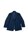 Winnie Single Breasted Blazer Black In Blue