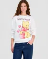 Winnie The Pooh Juniors'  Crewneck Sweatshirt In White