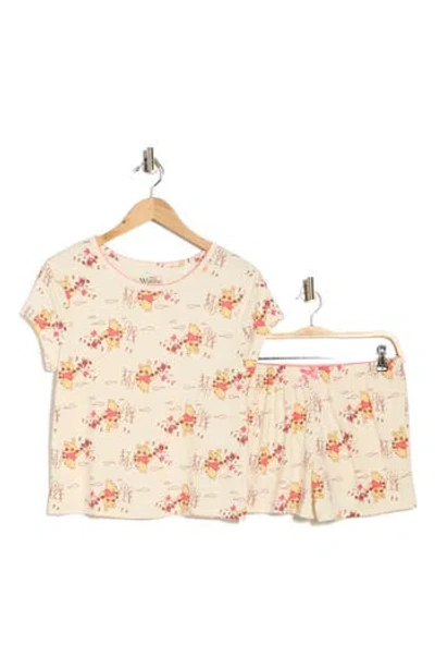 Winnie The Pooh Pooh & Piglet Short Pajamas In Multi