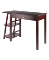Winsome Aldric 30.55" Wood Writing Desk In Walnut
