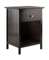 Winsome Blair Accent Table In Black