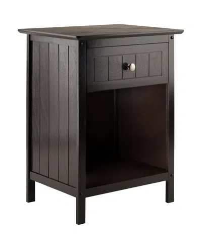 Winsome Blair Accent Table In Black
