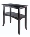 Winsome Camden 29.06" Wood Console Table In Coffee