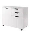 Winsome Halifax 26.3" Wood 2-drawer Wide Filing Storage Cabinet In White