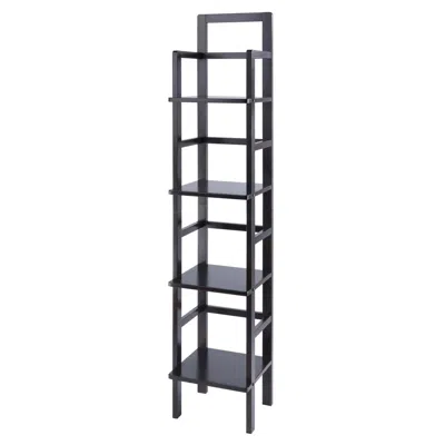 Winsome Wood Aiden Baker's Rack, Narrow, Coffee