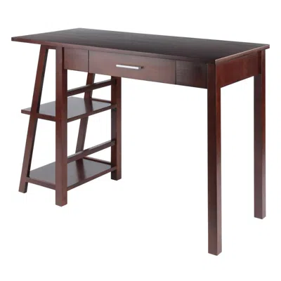 Winsome Wood Aldric Writing Desk, Walnut