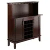 Winsome Wood Beynac Wine Bar Cappuccino In Brown
