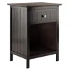 Winsome Wood Blair Accent Table In Coffee Finish