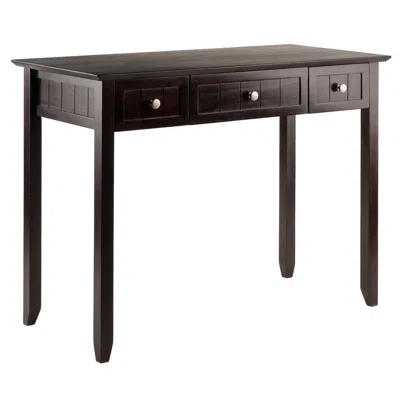 Winsome Wood Burke Writing Desk Coffee Finish