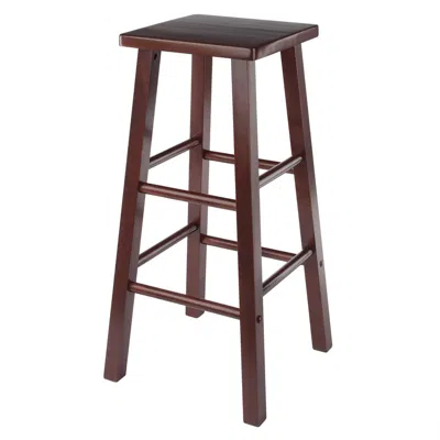 Winsome Wood Carrick Bar Stool, Walnut Finish